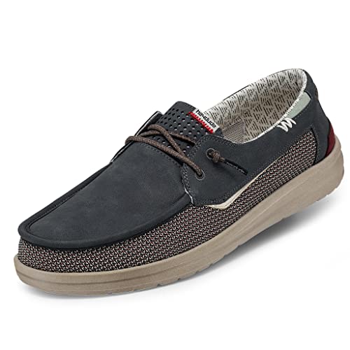 Hey Dude Welsh Grip - Herrenschuhe - Farbe Deep Blue - Freizeitschuhe im Mokassin-Stil - Größe 43 von Hey Dude