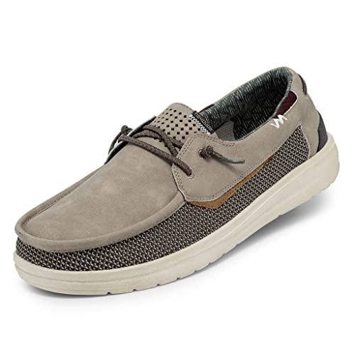 Hey Dude Welsh Grip - Herrenschuhe - Farbe Sand - Freizeitschuhe im Mokassin-Stil - Größe 43 von Hey Dude