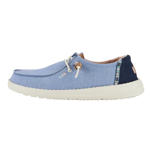 Hey Dude Wendy Chambray Boho - Womens Shoes - Blue - Size EU 42 von Hey Dude