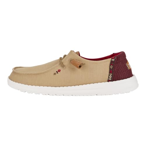 Hey Dude - Damen Wendy Chambray Boho Wendy Slip-On Schuhe, Brown, 37 EU von Hey Dude