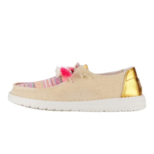 Hey Dude Wendy Damen Boho Slip-On Freizeitschuhe Loafer, Natur Multi ,42.5 EU von Hey Dude