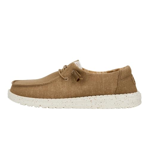 Hey Dude Wendy Damen-Sneaker aus Segeltuch, Taupe, 39 EU von Hey Dude