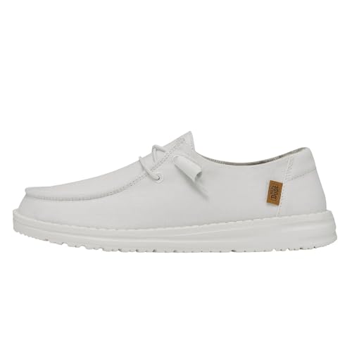 Hey Dude Wendy - Damenschuhe - Farbe Chambray White - Freizeitschuhe im Mokassin-Stil - Größe 37 von Hey Dude