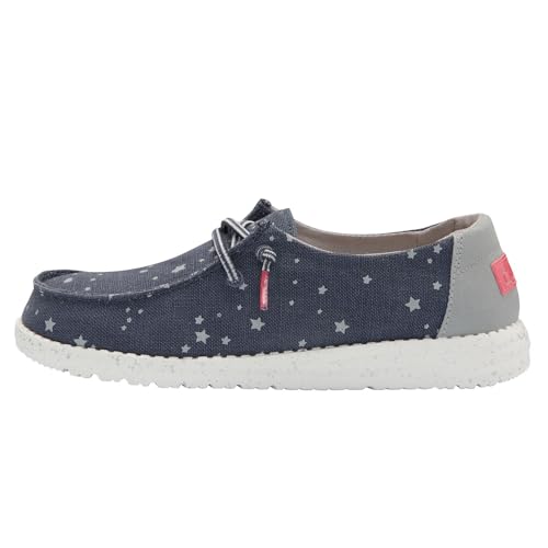 Hey Dude Wendy Youth - Schuhe für Mädchen - Farbe Cat Eye Navy - Freizeitschuhe im Mokassin-Stil - Größe 30 von Hey Dude