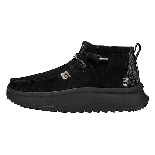 Hey Dude COMOD SWAG SILBERFORMA DAMEN WENDY PEAK HI SUEDE SCHWARZ talla 38 von Hey Dude