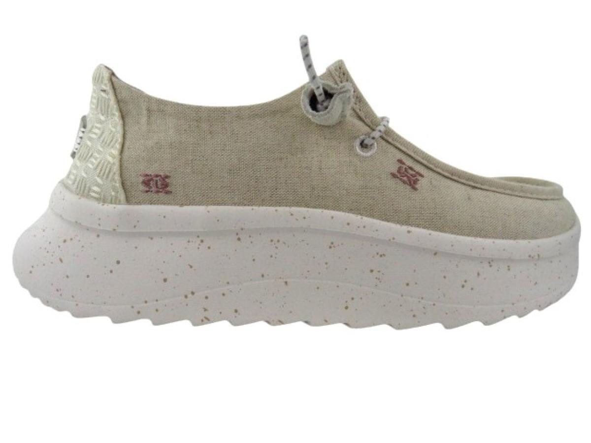 Hey Dude Wendy Peak chambray cream Slipper von Hey Dude