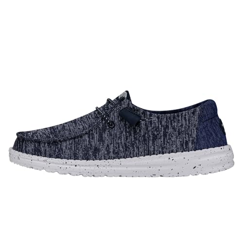 Hey Dude Wendy Rise - Damenschuhe - Farbe Chambray Abyss Blue - Freizeitschuhe im Mokassin-Stil - Größe 39 von Hey Dude