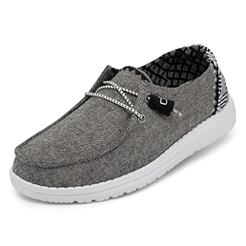 Hey Dude Wendy - Damenschuhe - Farbe Chambray Onyx - Freizeitschuhe im Mokassin-Stil - Größe 36 von Hey Dude