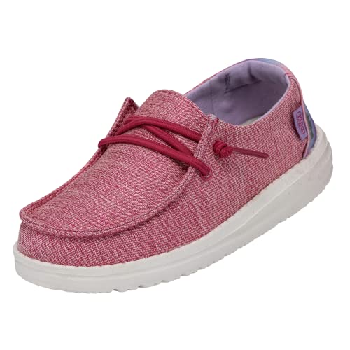 Hey Dude Wendy Youth Moc Toe Shoes, Sparkle Pink, 34 EU von Hey Dude