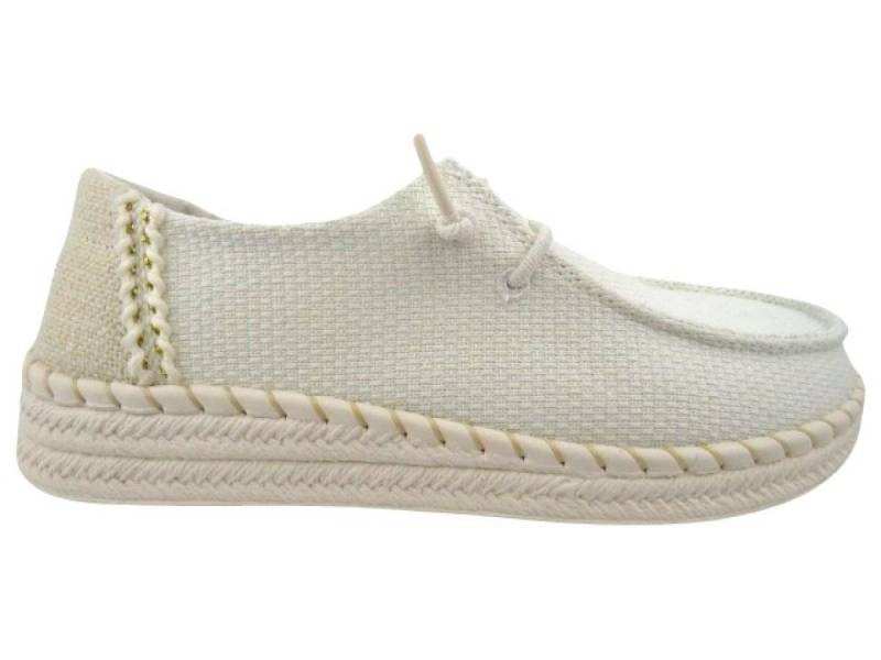 Hey Dude wendy espadrille woven white Slipper von Hey Dude