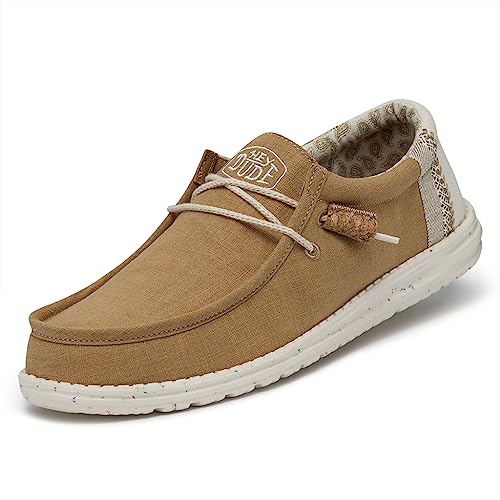 WALLY LINEN NATURAL OCRA-76F von Hey Dude