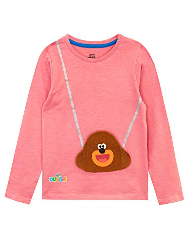 Hey Dugee Mädchen Langarmshirt Rosa 104 von Hey Duggee