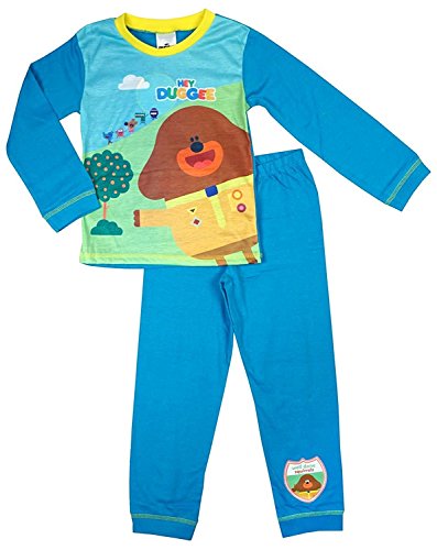 Hey Duggee Jungen Schlafanzug 18 Monate bis 5 Jahre Gr. 104, Blau/mehrfarbig von Hey Duggee