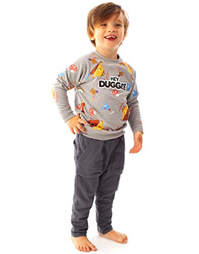 Hey Duggee Sweatshirt Eichhörnchen Club Boys Grau Langarm Kinderpullover von Hey Duggee