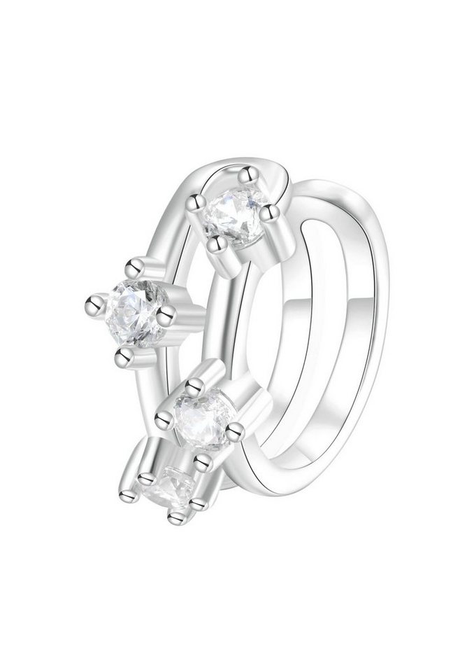 Hey Happiness Ohrklemme Silber Band, Ear Cuff Ohrring Zirkonia ohne Loch, 925 Silber Damen Ohrklemme Fake Piercing Kristall, Brautschmuck Hey Happiness Ohrklemme Silber Band, Ear Cuff Ohrring Zirkonia ohne Loch, 925 Silber Damen Ohrklemme Fake Piercing Kristall, Brautschmuck von Hey Happiness