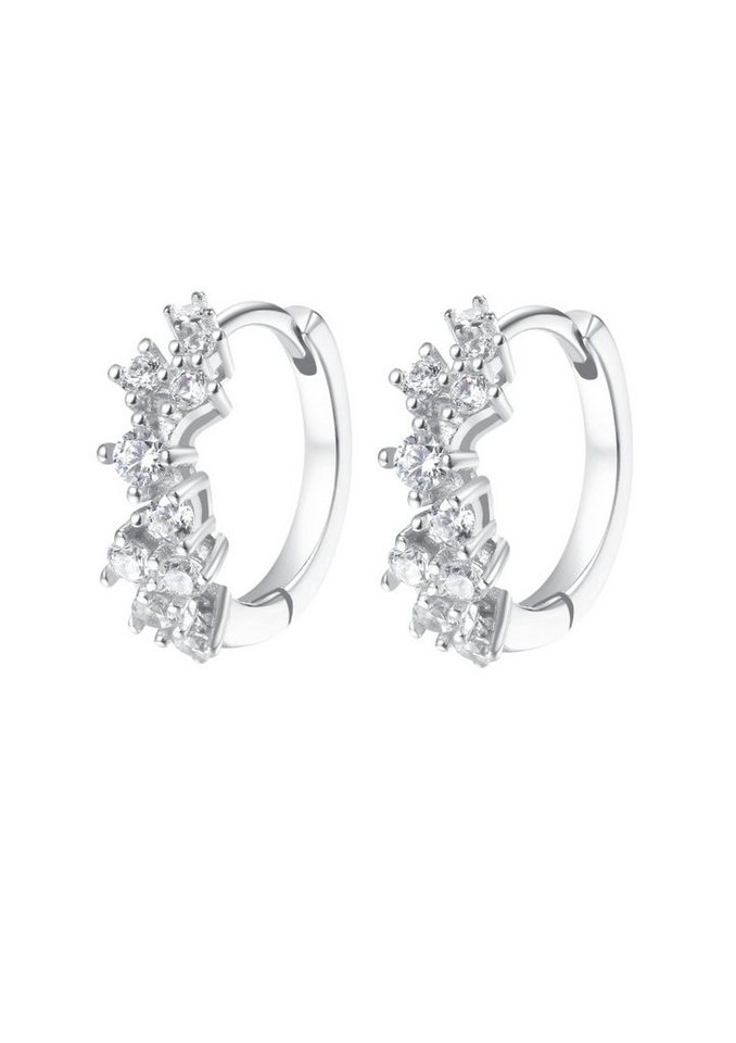 Hey Happiness Paar Creolen Zirkonia Ohrringe, 18K Vergoldetes Silber, Kleine Silber 925er Ohrringe Damen Kristalle, Brautschmuck Hey Happiness Paar Creolen Zirkonia Ohrringe, 18K Vergoldetes Silber, Kleine Silber 925er Ohrringe Damen Kristalle, Brautschmuck von Hey Happiness