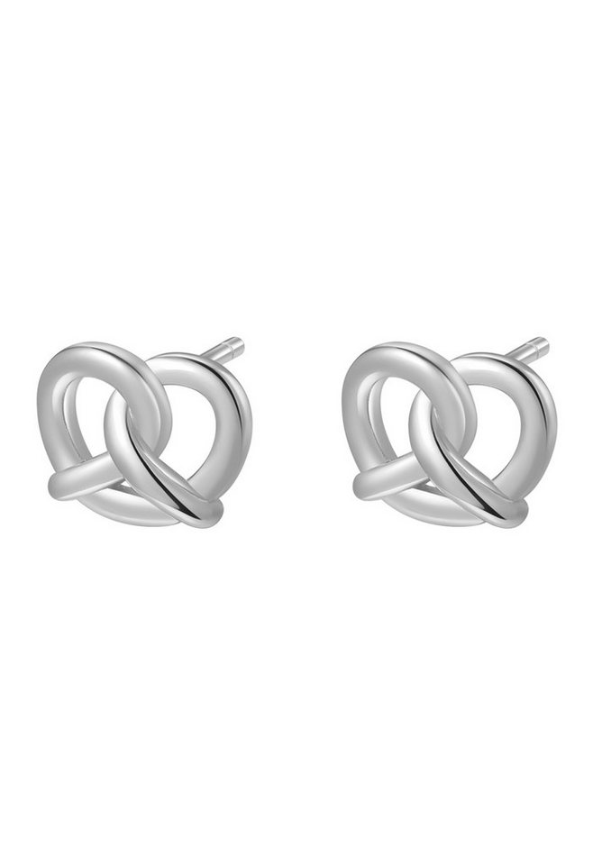 Hey Happiness Paar Ohrstecker Kirschen Banane Avocado Brezel Croissant, Zirkonia, Damen Ohrringe Silber 925 Vergoldet 18K Gold Roségold, Geschenk Idee von Hey Happiness