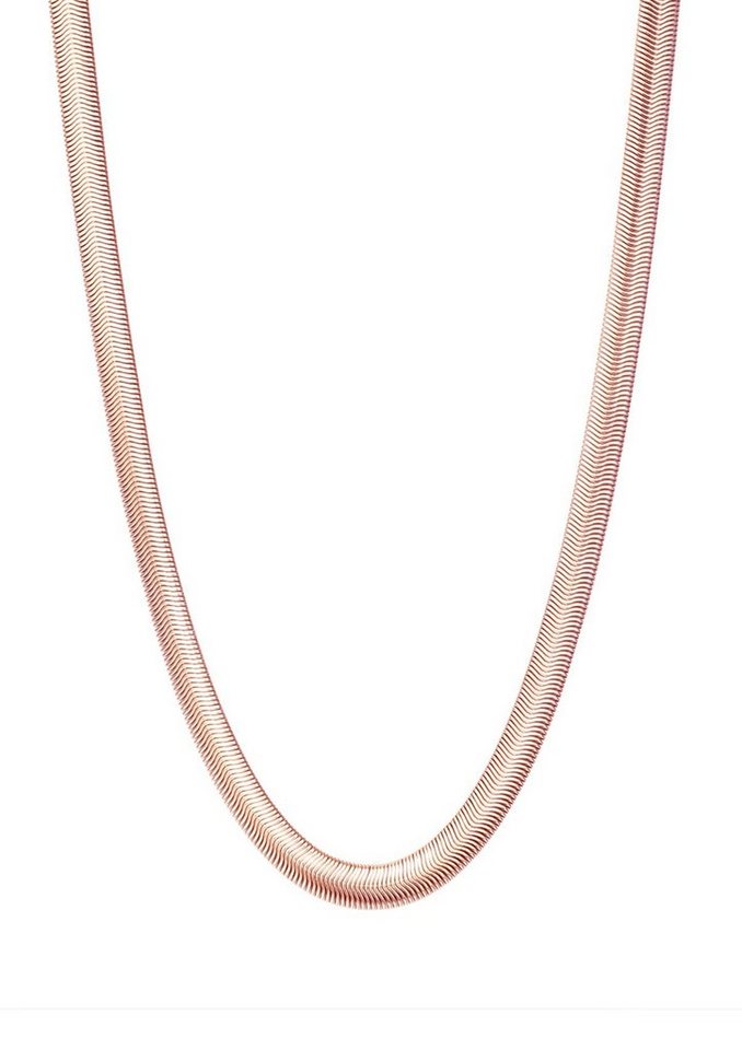 Hey Happiness Schlangenkette Massiv & Solid, Damen Edelstahl Halskette Schlange, wasserfest von Hey Happiness