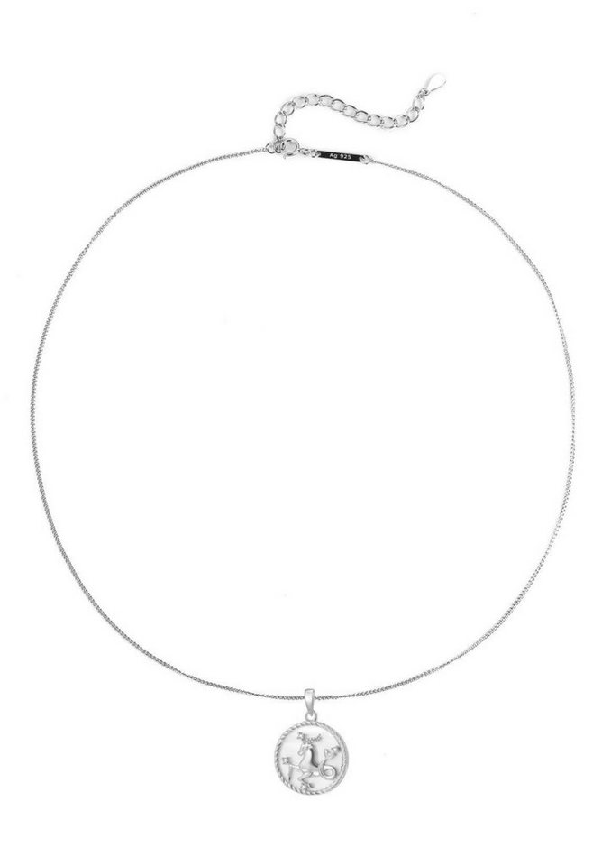 Hey Happiness Silberkette Damen mit Sternzeichen Anhänger & Zirkonia, 925 Silber Horoskop Kette, Tierkreis Zeichen Schmuck von Hey Happiness