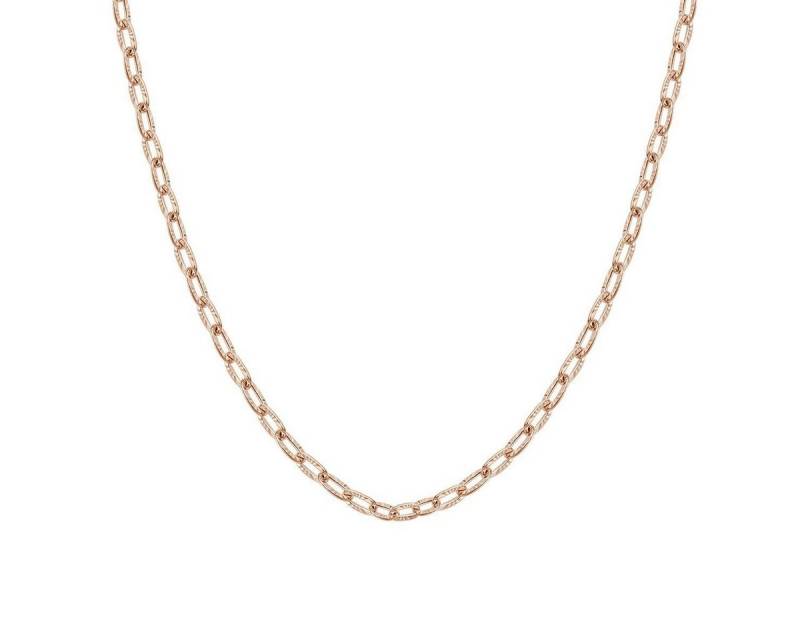 Hey Happiness Statementkette Damen Glieder Strukturiert, 18K Roségold vergoldet, Edelstahl Kette Chunky, wasserfest Hey Happiness Statementkette Damen Glieder Strukturiert, 18K Roségold vergoldet, Edelstahl Kette Chunky, wasserfest von Hey Happiness