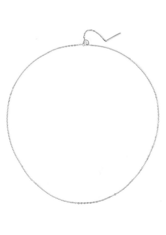 Hey Happiness Lange Kette Damen Edelstahl, zur Auswahl Anker Schlange Kette, Collier Kette 18K Roségold vergoldet, wasserfest von Hey Happiness