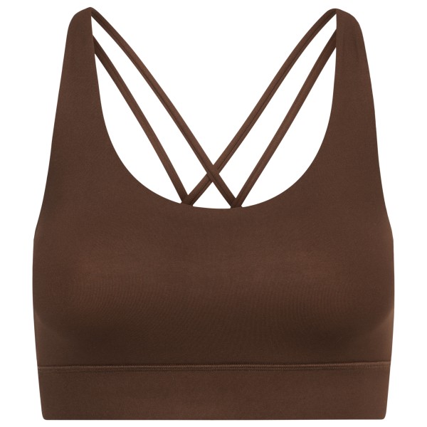 Hey Honey - Women's Criss-Cross Bra Always Dressed - Sport-BH Gr L braun von Hey Honey