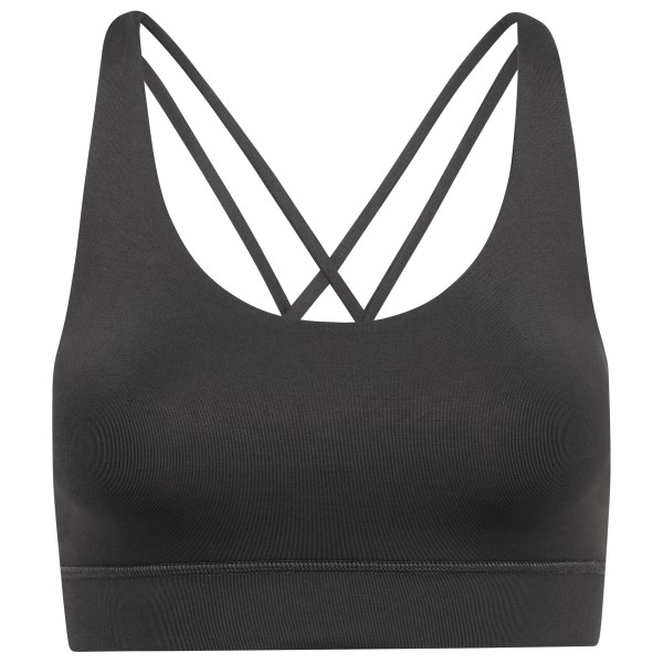 Hey Honey - Women's Criss-Cross Bra - Sport-BH Gr L grau/schwarz von Hey Honey