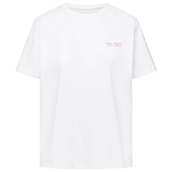 Hey Honey - Women's T-Shirt Self Love - Yogashirt Gr S weiß von Hey Honey