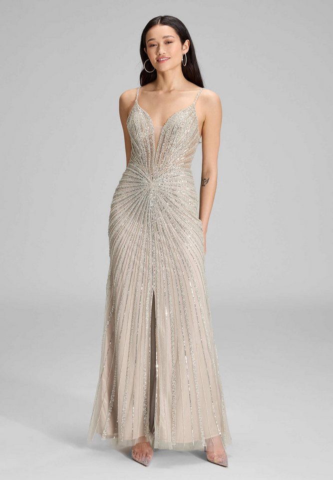 Hey Kyla Abendkleid - Abendkleid mit all-over Stickerei Figurbetonte Passform von Hey Kyla