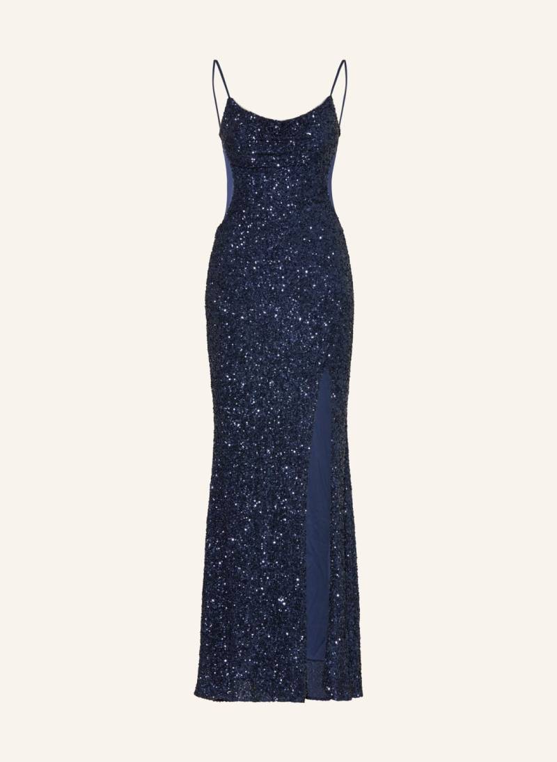 Hey Kyla Abendkleid Mit Pailletten blau von Hey Kyla