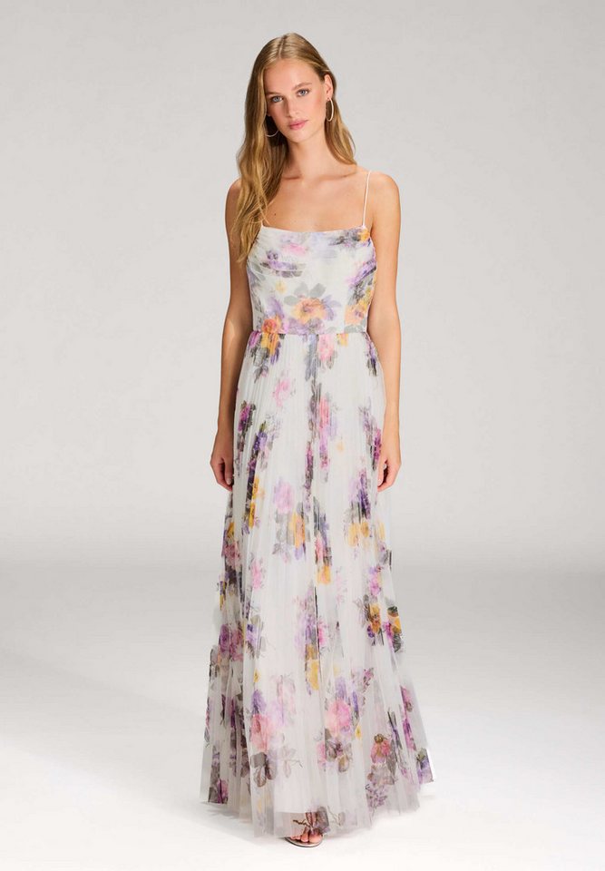 Hey Kyla Abendkleid - Printkleid mit plissiertem Rock Taillierter Schnitt mit ausgestelltem Rockteil von Hey Kyla