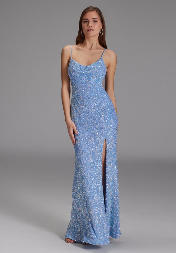 Hey Kyla Abendkleid - Slipdress mit transparenter Rückenpartie Figurbetonte Passform von Hey Kyla