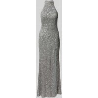Hey Kyla Abendkleid mit Allover-Paillettenbesatz in Mint, Größe 38 von Hey Kyla