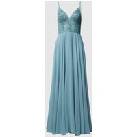Hey Kyla Abendkleid mit Paillettenbesatz in Aqua, Größe 44 Hey Kyla Abendkleid mit Paillettenbesatz in Aqua, Größe 44 von Hey Kyla