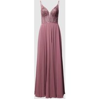 Hey Kyla Abendkleid mit Paillettenbesatz in Mauve, Größe 32 von Hey Kyla