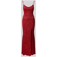 Hey Kyla Abendkleid mit Paillettenbesatz in Rot, Größe 38 von Hey Kyla