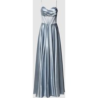 Hey Kyla Abendkleid mit Spaghettiträgern in Hellblau, Größe 42 von Hey Kyla