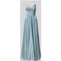 Hey Kyla Abendkleid mit rückseitiger Schnürung in Hellblau, Größe 38 von Hey Kyla