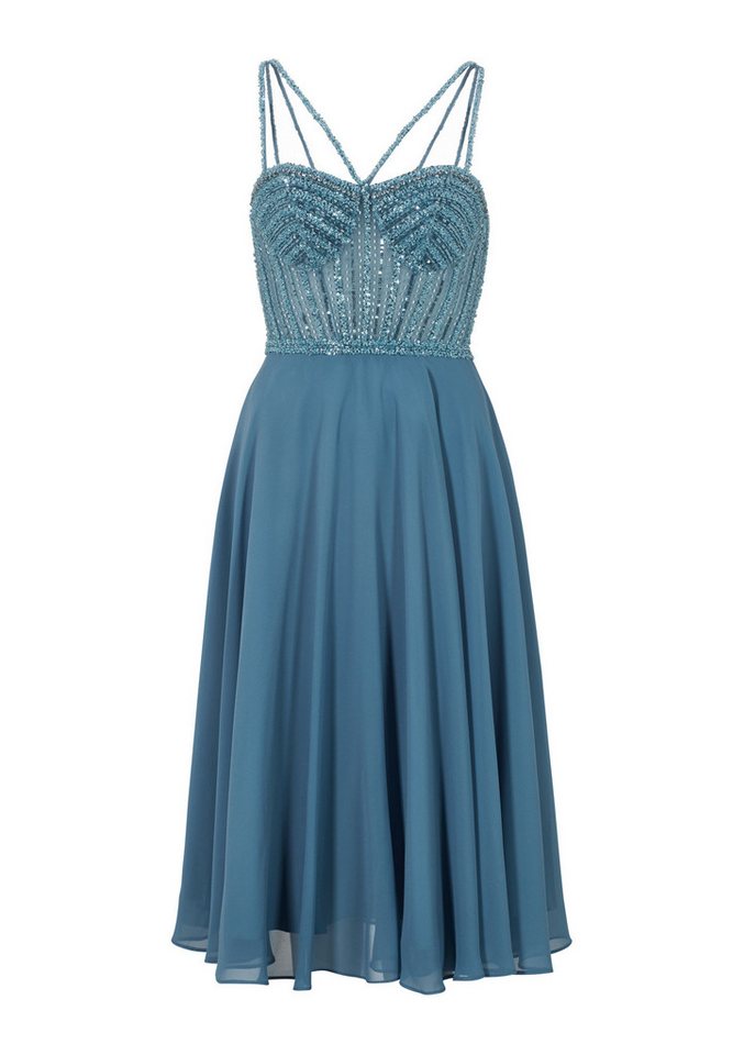 Hey Kyla Cocktailkleid Midikleid mit funkelnder Bustiercor von Hey Kyla