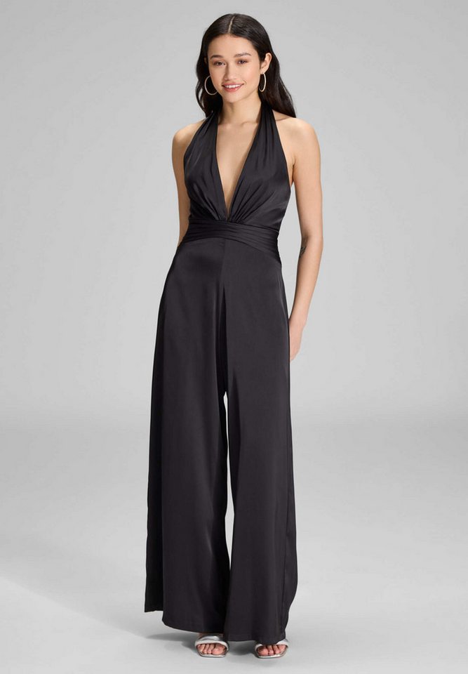 Hey Kyla Jumpsuit - Neckholder Jumpsuit aus Satin Oberteil in figurbetonter Passform von Hey Kyla