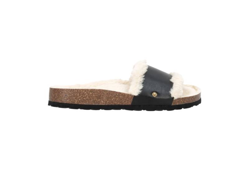 Hey Marly Hey Marly HM10-0031 CASUAL CORK FUR, Sandaletten, Schwarz, Damen Sandalette von Hey Marly