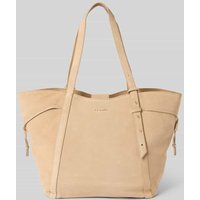 Hey Marly Handtasche mit Label-Applikation Modell 'Pretty Wonder' in Sand, Größe 1 von Hey Marly