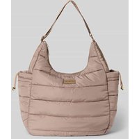 Hey Marly Handtasche mit Steppnähten Modell 'Alltime Buddy' in Taupe, Größe 1 von Hey Marly