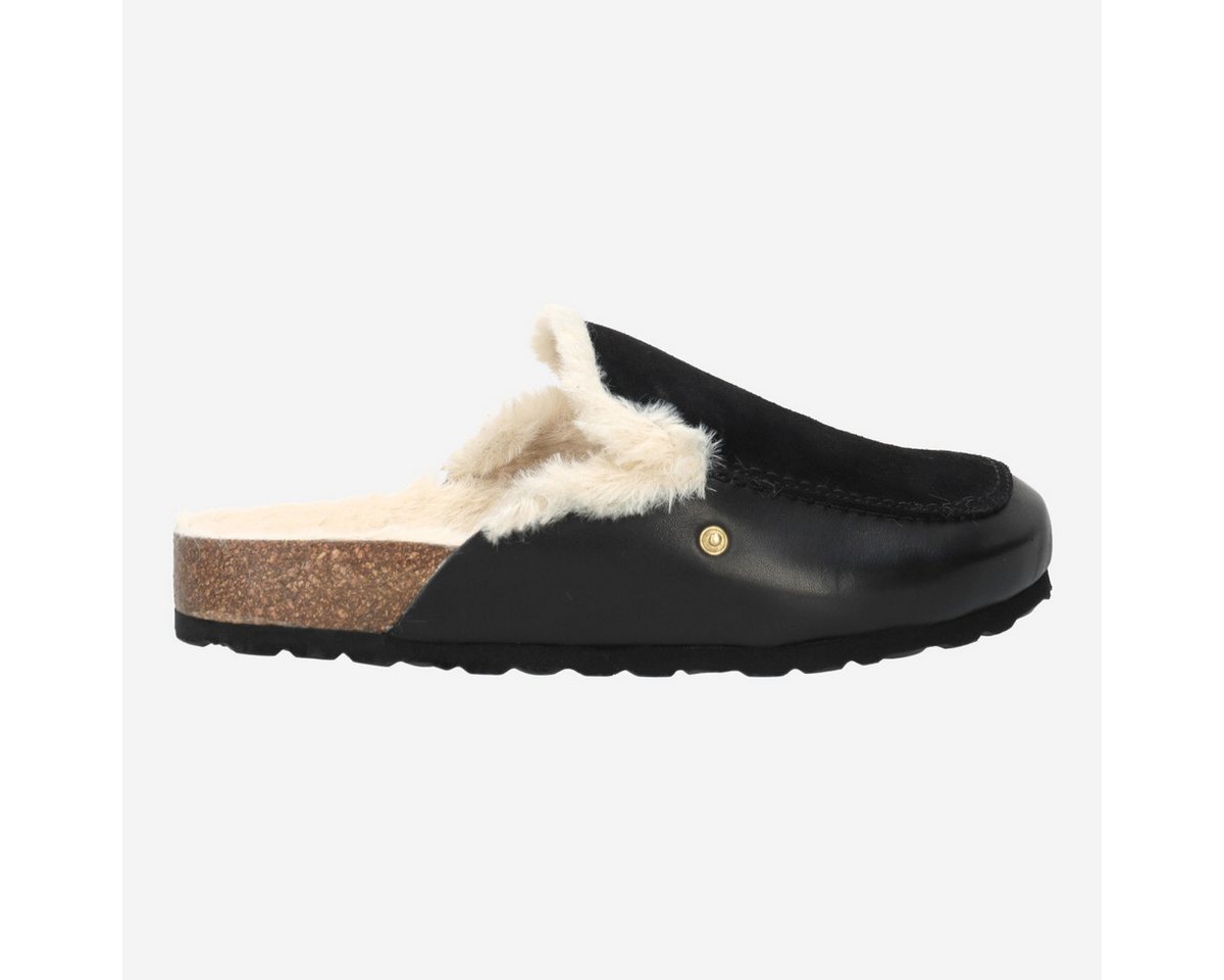 Hey Marly Hey Marly HM33-0009 CLOAFER FUR, Sandaletten in Schwarz für Damen Sandalette von Hey Marly