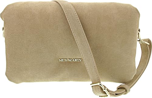 Hey Marly Sassy Sister Suede Tasche Beige von Hey Marly
