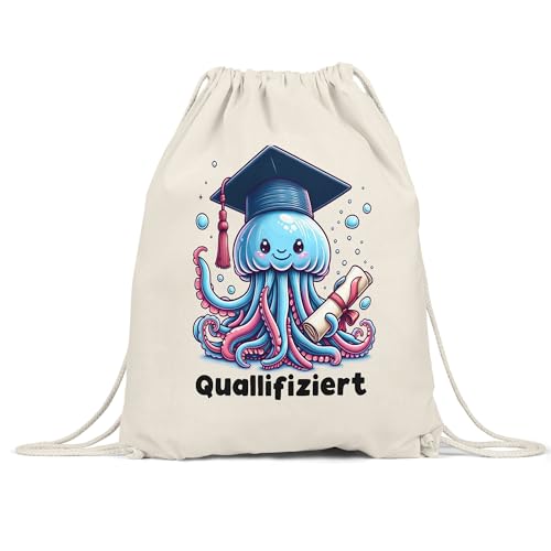 Hey!Print Quallifiziert Qualle Abschluss Turnbeutel - Witziges Geschenk von Hey!Print