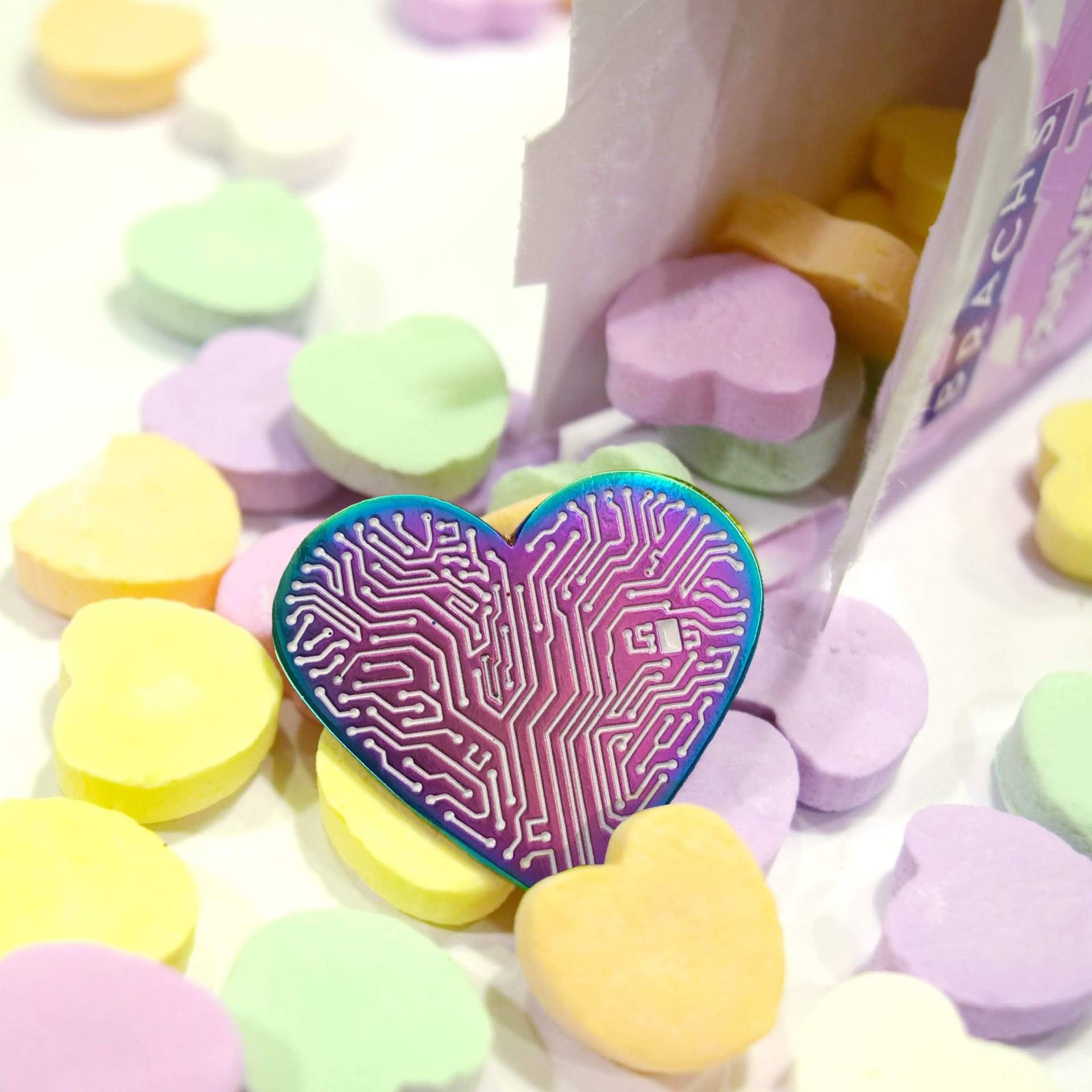 Herz Schaltung - Emaille Pin Herz Schaltung - Emaille Pin von HeyCameron