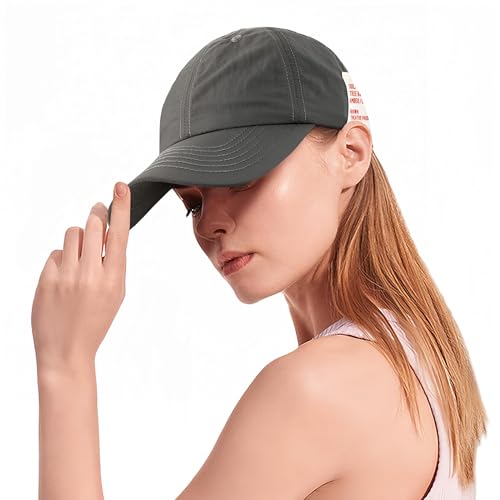 HeyCaps Kappe Damen - UV Schutz Lauf Cap Sonnenschutz Kopf Atmungsaktiv Einstellbare Basecap Sommer Outdoor Tennis Golf von HeyCaps