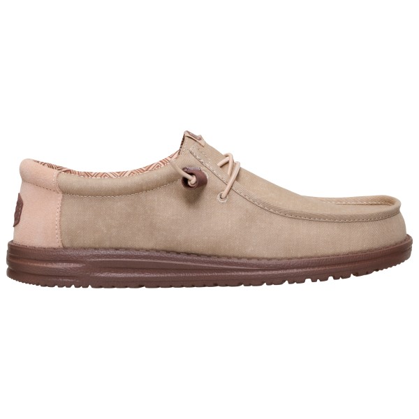 HeyDude - Wally Stretch Canvas Block - Sneaker Gr 41 braun/beige von HeyDude