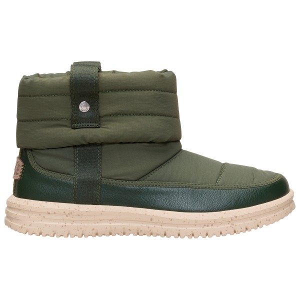 HeyDude - Women's Camden Cuff Nylon Quilt - Winterschuhe Gr 39 oliv von HeyDude
